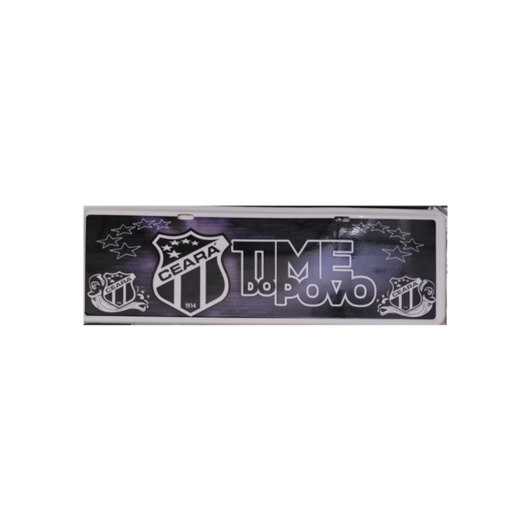 Placa Refletiva Ceara Time Do Povo