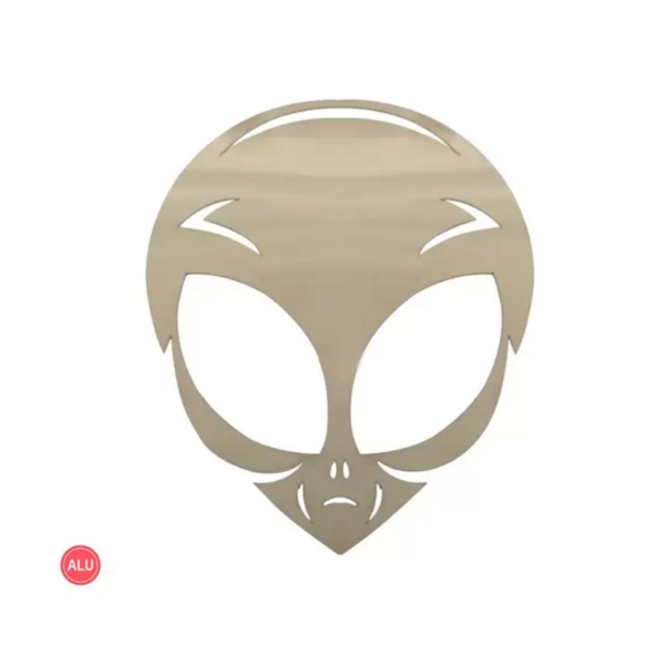 Acabamento Inox Extraterrestre (Cabeça)