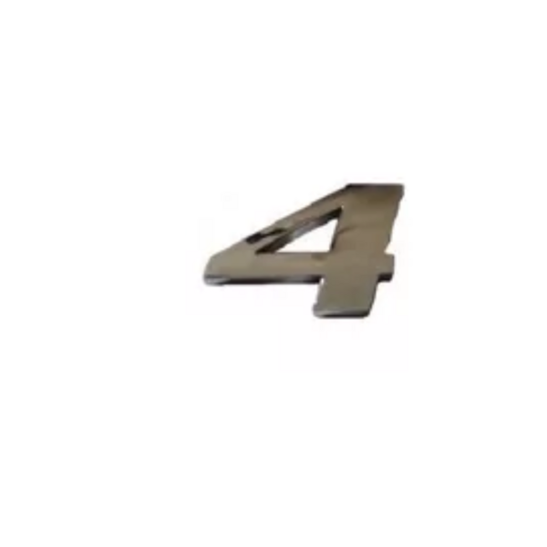 Numero 4 Cromado MB