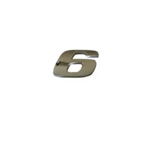Numero 6 / 9 Cromado MB