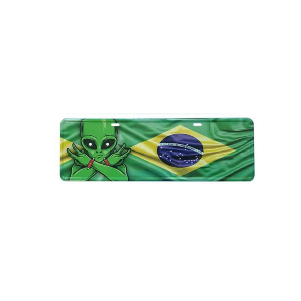 Placa Refletiva ET Bandeira Do Brasil
