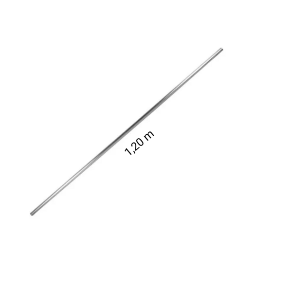 Cano de Aluminio Cromado 1,20m