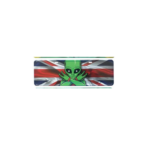 Placa Refletiva ET Bandeira Velha Reino unido