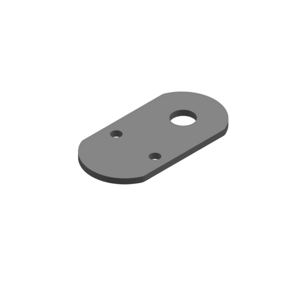 Suporte Sextavado da Carreta Universal 3 Furos Reto