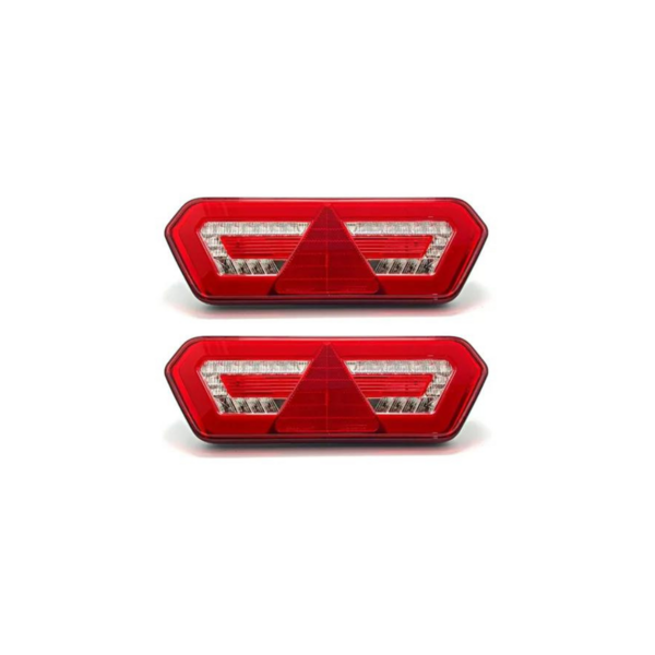 Lanterna Traseira Guerra Diamond III Led Sequencial 24v LE